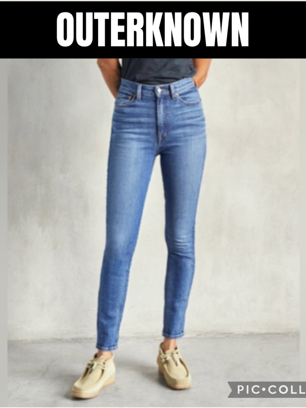 Outerknown The Point Skinny Jean Vintage Dark Wash Size 28